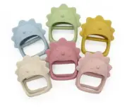 BPA Free Silicone Baby teether No Drop baby Toys