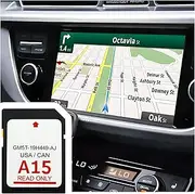 2024 New A15 Navigation SD Card OEM#GM5T-19H449-AJ,SD Card Coverage Canada USA for Car GPS Navigation System,Car Accessories Compatible with Ford 2013-2015 C-Max Lincoln 2015 MKC