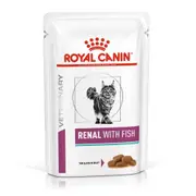 Royal Canin Veterinary Diet Feline Renal Fish Pouches 12x85g