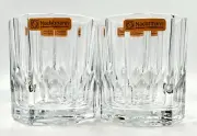NWT SET OF 4 GORGEOUS NACHTMANN CRYSTAL ASPEN WHISKEY OLD FASHIONED GLASSES