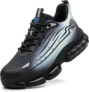 [AUXDIQ] Safety Trainers Mens Womens Steel Toe Cap Safety Shoes Lightweight Safety Work Trainers Work Boots Non-Slip Puncture Proof