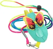 FONDOTIN Bird Diapers for Parrots Comfortable Flight Suit Harness Leash Reusable Breathable