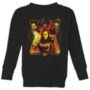 Avengers Endgame Distressed Sunburst Kids' Sweatshirt - Black
