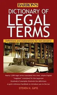 在飛比找誠品線上優惠-Dictionary of Legal Terms: Def