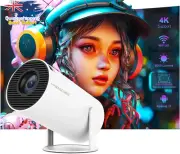 Mini Projector 5G WiFi 6 BT 5.0 Android 11 4K 1080P Portable 180° Rotatable