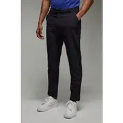 Mens Charcoal Man Sport Golf Stretch Woven Tapered Joggers