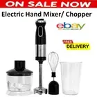 Electric Stick Hand Blender Mixer Mini Food Processor Chopper Blending Compact