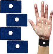 JIAWEIIY 2 Pairs Sugar Control Wristband, Motion Sickness Wristband (E)
