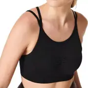 Sweaty Betty Womens Size Large Black Solstice Strappy Back Bra NEW