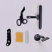 Table Tennis Rubber Tools Kit - Professional Blade, Scissors, Rollers & Cutting Set for Paddle Assembly