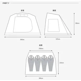 KAZMI KZM GEOPATH 摩卡黑森林別墅帳 一房一廳 露營