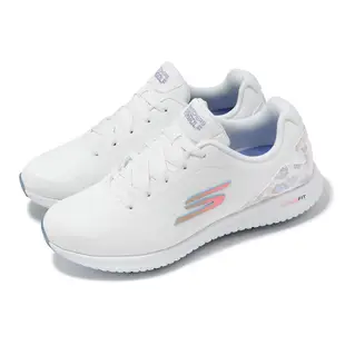 Skechers 高爾夫球鞋 Go Golf Max 3 白 粉紅 小花 防水 女鞋 高球 ACS 123080WMLT