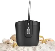 [Generic] Portable Lock Box for Beach - Waterproof Key Lock Box with Combination Code,2L Key Lock Box, Security Lock Box, Safe Outdoor Password Beach Box for travel