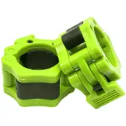 METEOR 50mm Green ABS Plastic Olympic Barbell Collars Clamps