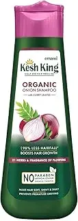 Kesh King Ayurvedic Onion Shampoo with 21 Herbs, Reduces Hairfall & Boost Hair Growth, 300ml