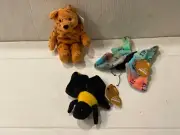 Muhammad ALI Salvino's Bammers Ali, Butterfly , Bee , Bear Plush Beanie Set*B103