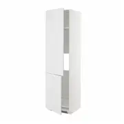 METOD high cab f fridge/freezer w 2 doors, white/Stensund white, 60x60x220 cm