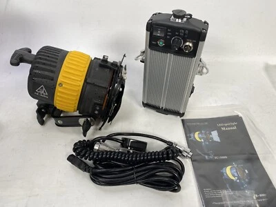 80W LED Fresnel Spotlight - Mains and V lock battery JOB LOT OF 3