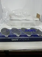 skyy vodka garnish tray hinges broken barware mancave NIB sale mancave bar rare