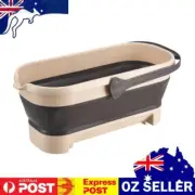Rectangular Foldable Mop Bucket Large Capacity Anti-Slip Home Cleaning Supplies