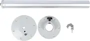 RV Table Leg Kit 695mm Aluminium Alloy Detachable Rv Table Pedestal Stand for Boat Pontoon Yacht Deck Silver