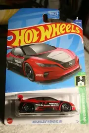 # 100/250 Hot Wheels 2022 HW Green Speed 2018 RED BLACK Nissan Leaf NISMO RC_02