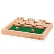 Bigjigs Toys Wooden Traditional Shut The Box Game Children's Kid's