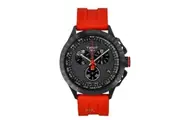 Tissot T-Race Vuelta Chronograph Silicone Strap Black Dial Quartz T135.417.37.051.04 100M Men's Watch