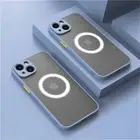For iPhone 15 14 11 12 13 Pro Max Shockproof Clear Magnetic MagSafe Case Cover
