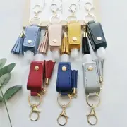 Hand Cleansing Gel Holder Tassel Clip On Keyring School Gym Bag Pram Unisex