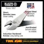 KLEIN 8" High Leverage Diagonal Cutting Pliers Made in the USA A-D2000-28