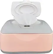 Baby Wet Wipe Warmer, Dispenser, Holder and Case - Easy Press On/Off Switch, Only Available at Amazon