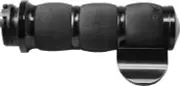 AVON Air Cushioned Grips Tbw Throttle Boss Black AIR-90-AN-B-FL