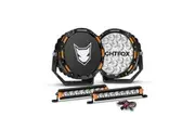 LIGHTFOX OSRAM 9" LED Driving Lights + 8inch LED Light Pods + Wiring Kit