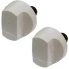 Sharp K-60D22BM1-EN Oven Knob White Cooker Control Dial Switch Genuine Part x 2