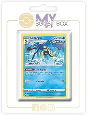 my-booster SWSH06-FR24-MB-043 Lézargus (Intelleon) 043/198 Fluent Attack Holo or Reverse (Random), Myboost X Epée et Bouclier 6 Règne de Glace, Box of 10 French Pokémon Cards