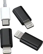 USB C to Lightning Adapter(3 Pack)Type C Female Charging Cable for iPhone 14 13 12 Pro Max for Apple MFI Certified Charger Power Connector for IPad Pro Adaptor Lighting Dongle Data Transfer Conversion