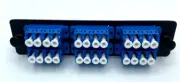 LGX LC 24 ports Fiber Optic Adapter Panel, SM UPC OS2 6 LC Quad Connectors
