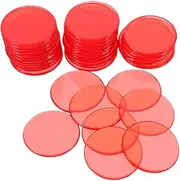 VANZACK Early Learning Math Game 100pcs Plastic Bingo Chips Counting Discs Educational Toys