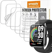 Screen Protector Compatible with TOZO S3 1.83” Smart watch (Answer/Make Calls), Soft TPU, 6 pieces, Bubble Self-healing