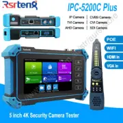 Rsrteng 4K Security Camera Monitor Tester CVI AHD SDI TVI WIFI IPC-5200C Plus