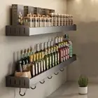 Grey/Beige Condimenters Spice Rack Space Aluminum Kitchen Organizer Shelf Home