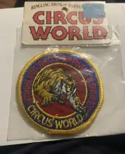 NIP Ringling Bros. Barnum & Bailey Circus World 3” Round Souvenir Patch