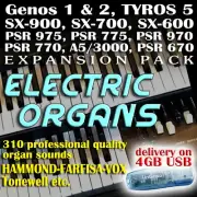 ORGANS Bundle Expansion Pack for Yamaha (Genos 1 & 2, Tyros 5, SX, PSRs)