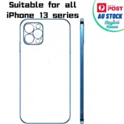 Suitable for iPhone 13 electroplating frame silicone transparent protective case
