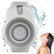 Back Scrubber for Shower, Wall Mounted Electric Body Brush, 18CM Large Brush Head Back Scrubber, 2-Speed Adjustment, 360° Automatic Deep Cleansing Skin, Deep Cleansing Exfoliating Brush