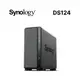 [搭HAT3300 6TB*1 Synology DS124 1Bay NAS