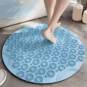 Round Bath Mat Antislip Feature Shower Bathtub Mat Floor Mat