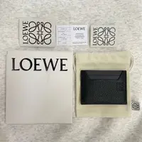 在飛比找PopChill優惠-[二手] LOEWE 柔軟粒面小牛皮扁平卡片套 名片夾 四卡