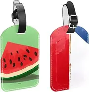 [CWAGFEQZ] 2-Pc Luggage Tags for Suitcases,Travel Tags for Luggage,France and South Africa Flag